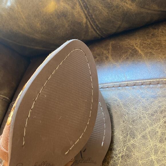 Seychelles women’s size 8 taupe suede lantern embroidered western boho booties - Picture 7 of 9